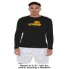Campus Lab University of Arkansas at Pine Bluff Adult Men's Sport Long Sleeve Shirt Primary Logo, Black, Small view 3