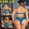 Avidlove Lingerie Women Sexy Body suits Lace Teddy Lingeries Boudior Outfits (Blue Geen,L) view 3