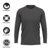 Campus Lab University of San Diego Adult Men's Sport Long Sleeve Shirt Primary Logo, Charcoal, Small view 4