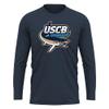 Campus Lab University of South Carolina Beaufort Adult Men's Sport Long Sleeve Shirt Primary Logo, Navy, Large view 1