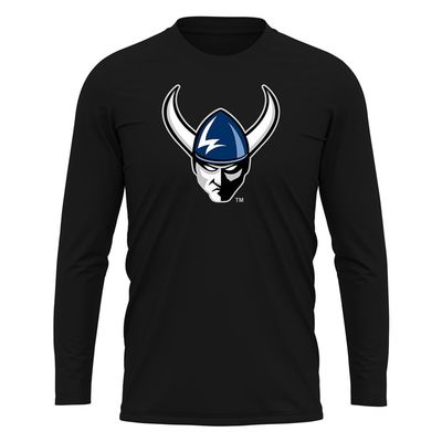 Campus Lab Western Washington University Adult Men's Sport Long Sleeve Shirt Primary Logo, Black, Large