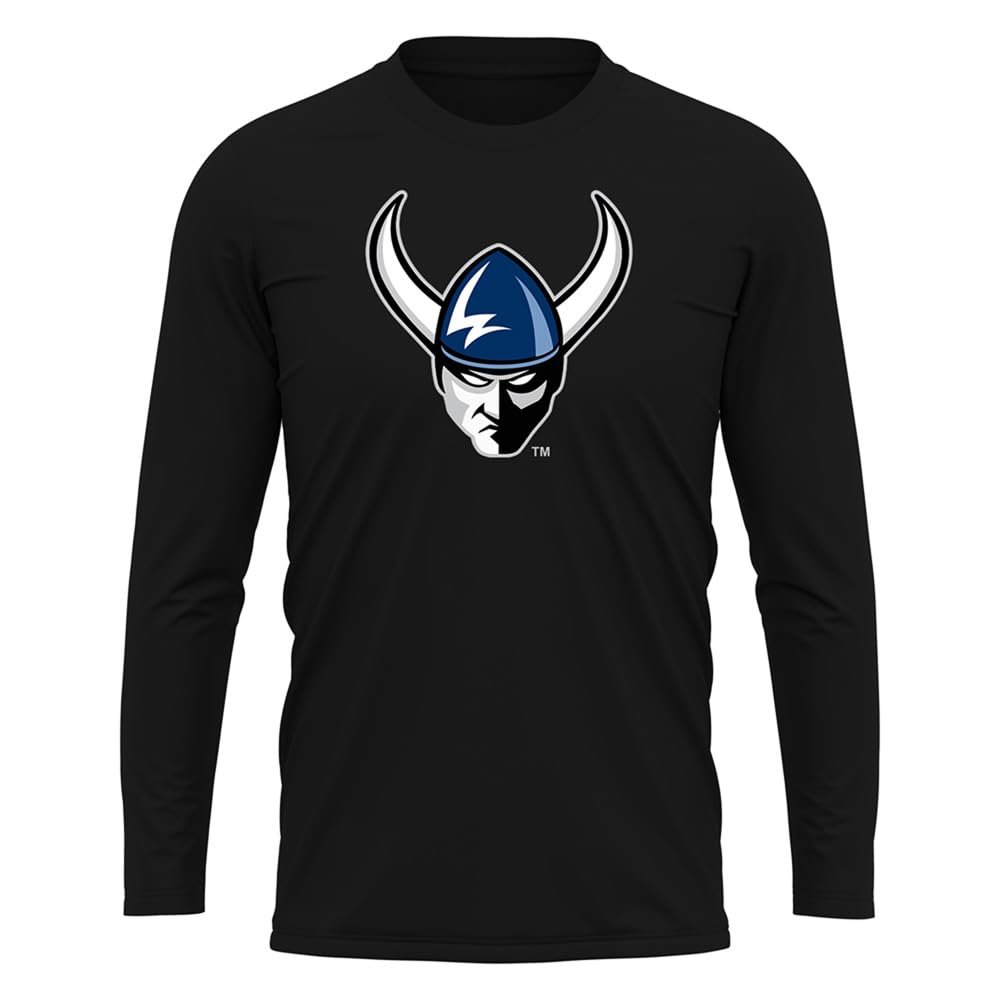Campus Lab Western Washington University Adult Men's Sport Long Sleeve Shirt Primary Logo, Black, Large