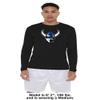 Campus Lab Western Washington University Adult Men's Sport Long Sleeve Shirt Primary Logo, Black, Large view 3
