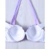 Dressnu Women's Bikini Swimsuit Gradient Shell Swimwear Purple 2 M view 2