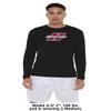 Campus Lab Henderson State University Adult Men's Sport Long Sleeve Shirt Primary Logo, Black, X-Large view 3