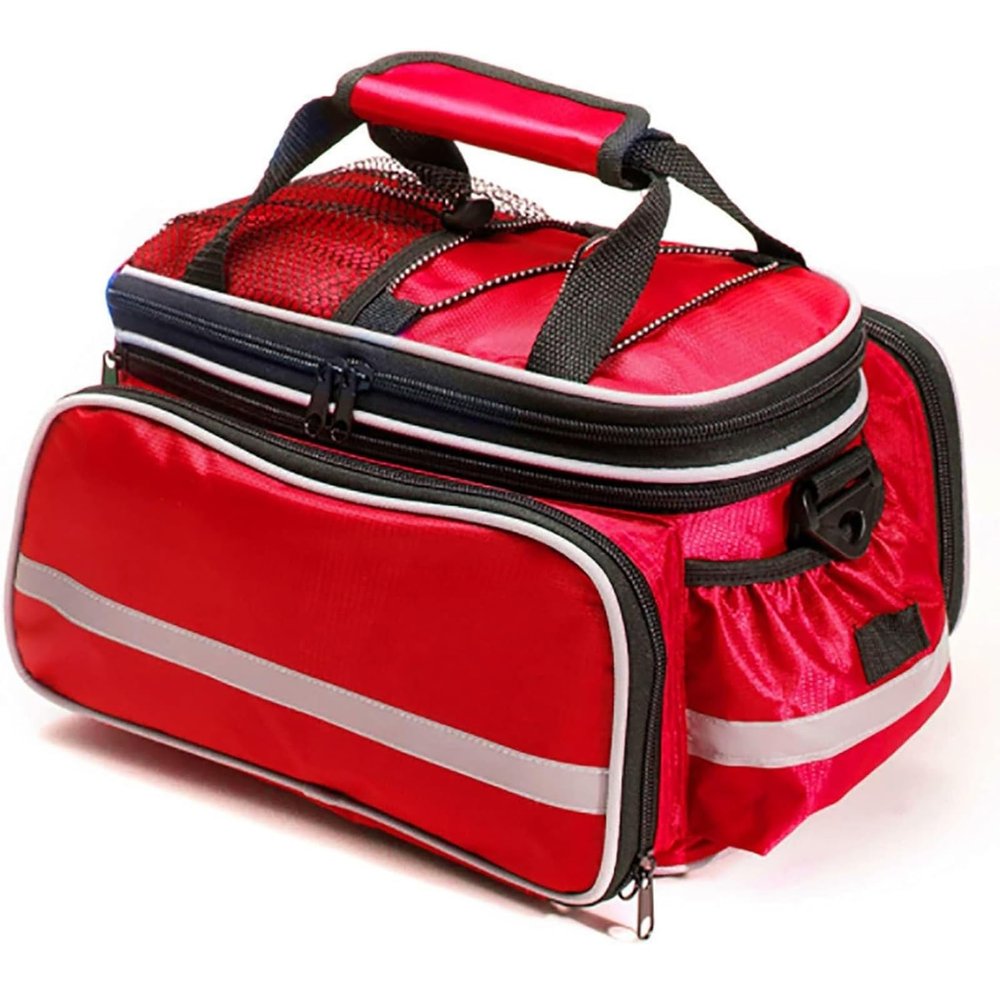 UZIAH Disaster Relief Backpack,Medical Bag,Waterproof Flood Control Equipmentfire Rescue Kits, Multifunctional First Aid Kit for Camping Equipment Supplies,Red