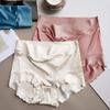 COALHO Premium Satin Ice Silk Moisture-absorbing Panties, Women's Seamless High Waist Tummy Control Shapewear Shaping Briefs (F,L) view 2