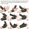 Junkin 6 Pairs Boxing Hand Wraps for Boxing Wraps Wrist Pugilism Handwraps for Men Women Kickboxing Muay Thai MMA(Beige, Army Green, Dark Green,180 Inch) view 4