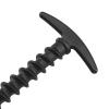 10Pcs Nylon Outdoor Tent Peg Stakes, Windproof Camping Trip Plastic Tent Ground Nails Black view 2