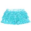 winying Kids Girls 3-Layers Ruffle Sequin Dance Mini Skirt Elastic Waist Sparkle Metallic Skirts for Fashion Party Light Blue 8 Years view 3