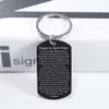 Patron Saints Catholic Keychain,Christian Bible Religious Scripture Gifts, Communion,Confirmation Keyring (Prayer to Saint Peter) view 3