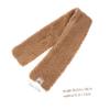 Amosfun 2pcs Plush Furry Scarf for Women Thick Neck Warmer Wrap for Cold Weather Rectangle Design for Skiing Cycling and Outdoor Activities Cute Bear Color view 4