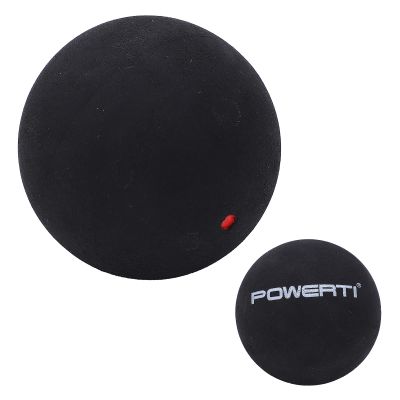 MOTUZP 37mm Single Dot Squash Balls Rubber High Elastic Squash Racket Balls Squash Balls for Beginner Competition Training Single Dot Squash Ball for Training and Practice (Single red