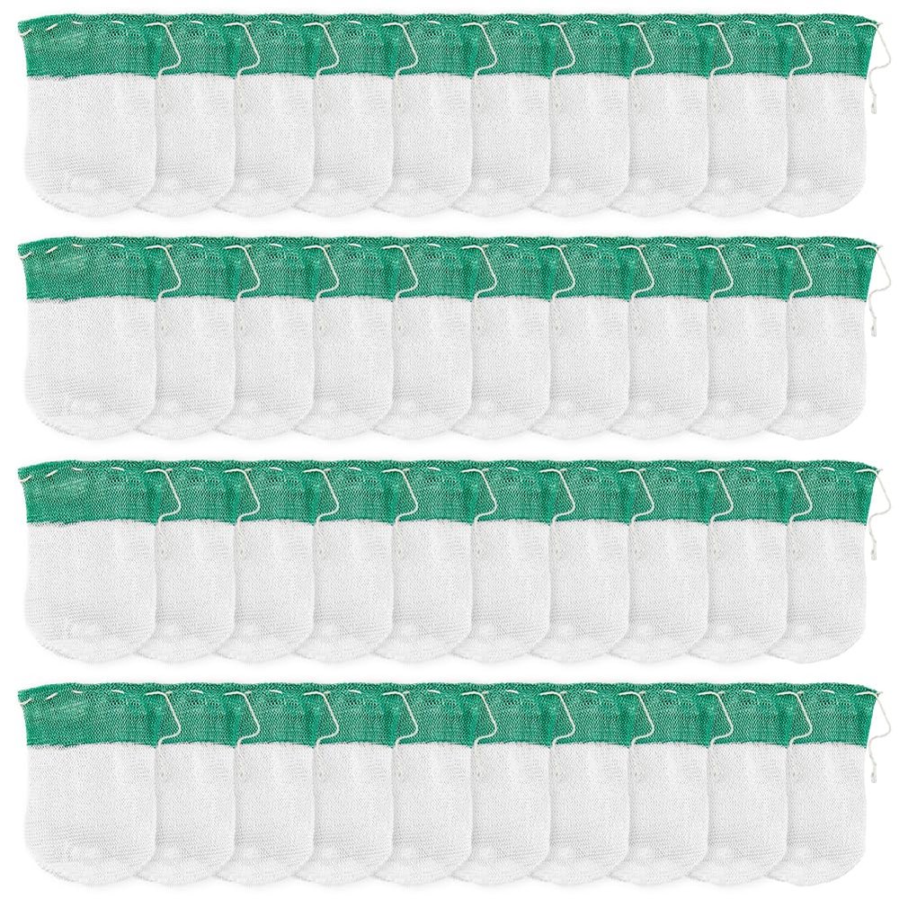 SUPERFINDINGS 60pcs U-Shaped Camping Lantern Mantles, Thorium-Free Rayon, Green, Suitable for Propane Lanterns, Outdoor Use