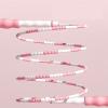 Pilipane Adjust Kids Segmented Jumping Rope, Portable Jumping Rope, Beaded Jumping Rope, with Design, Segmented Jumping Rope Adjust Beaded Flexible(Pink) view 4