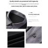 Men's Fake Two Piece Shirt Collar Knitted Cardigan, Autumn Slim Sweater Coat Knitting Cardigan V Neck T-Shirt (US, Alpha, 3X-Large, Regular, Regular, Black Gray) view 4