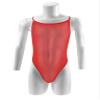 Piameywen Men's Breathable Mesh Bodysuits One Piece Wrestling Singlet Jumpsuit Leotard Stage Clothing view 2