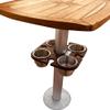 4 Place Cup Holder for Boat Table Posts (White) view 1
