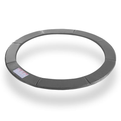 Exacme Trampoline Pad Replacement 12 Foot, Round Safety Frame Pad Spring Cover, Grey, CP12GY