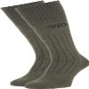 281Z Military Winter Cushioned Mid-Calf Wool Boot Socks - Tactical Trekking Hiking Outdoor Hunting (Olive Drab, Medium 2 Pairs Pack)
