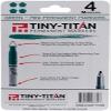 Tiny-Titan Mini Markers, Keychain Clip, Golf Ball Marker, Clip On Nurse's Badge - Green Ink - Fine Point - 4 Pens view 3