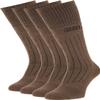 281Z Military Winter Cushioned Mid-Calf Wool Boot Socks - Tactical Trekking Hiking Outdoor Hunting (Coyote Brown, Small 4 Pairs Pack) view 1