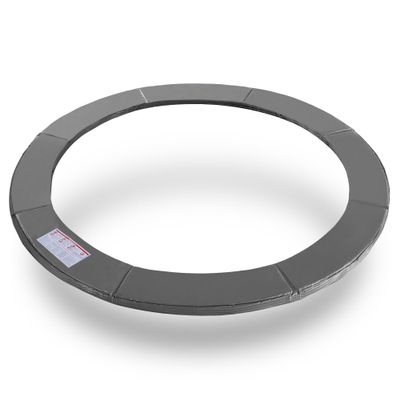 Exacme Trampoline Pad Replacement 10 Foot, Round Safety Frame Pad Spring Cover, Grey, CP10GY