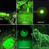 YZYOE Rechargeable Green Light Tactical Flashlight500 Yard Green Light Zoomable Flashlight Observation Lights with Pressure Switch Universal Picatinny Rail Mount kit. view 3
