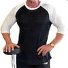 444 3/4 Sleeve Shirts in Solid Colors, Workout wear, Bodybuilding Shirt view 1