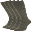 281Z Military Winter Cushioned Mid-Calf Wool Boot Socks - Tactical Trekking Hiking Outdoor Hunting (Olive Drab, Small 4 Pairs Pack) view 1