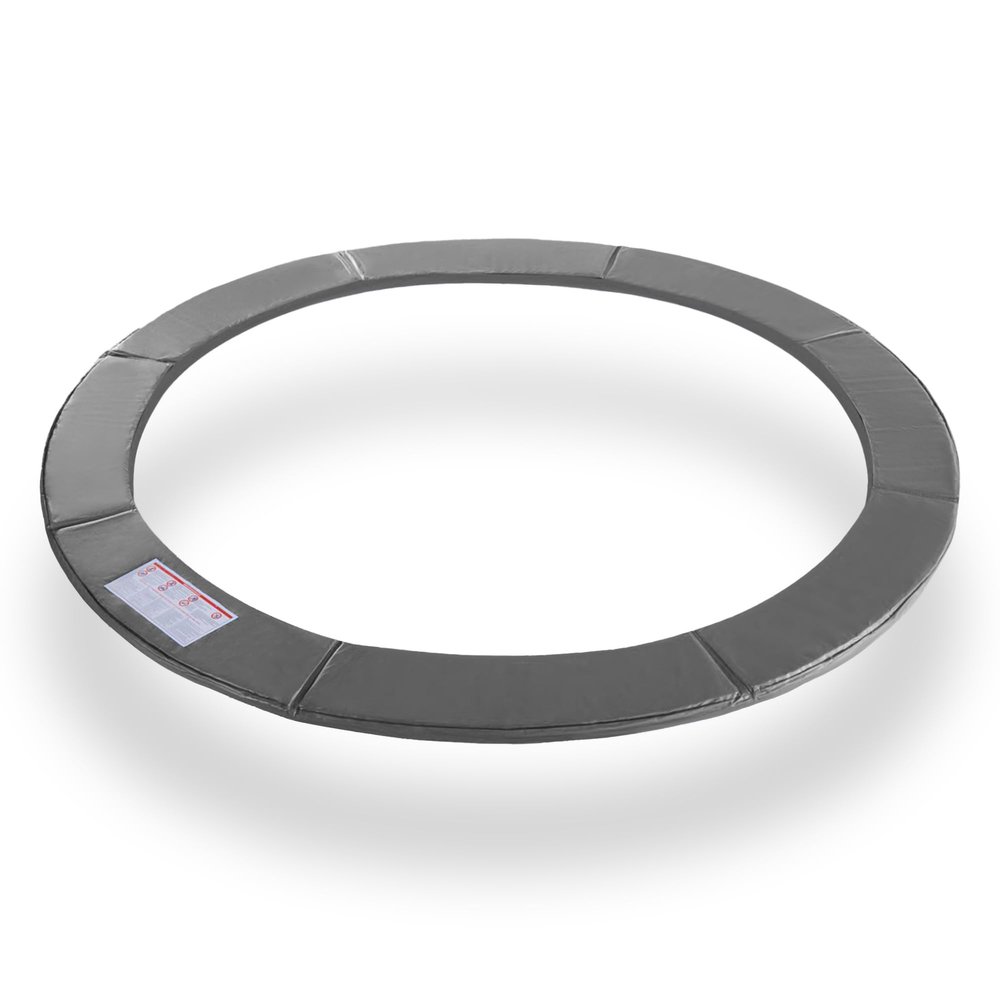 Exacme Trampoline Pad Replacement 16 Foot, Round Safety Frame Pad Spring Cover, Grey, CP16GY