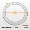 Exacme Trampoline Pad Replacement 16 Foot, Round Safety Frame Pad Spring Cover, Grey, CP16GY view 2