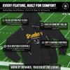 Team Fan Apparel Adult NFL Football Helmet Heather Hooded Sweatshirt - Officially Licensed Pre-Shrunk Fleece Blend Pullover (Pittsburgh Steelers - Charcoal, Large) view 3