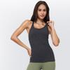 sphinx cat Yoga Racerback Tank Top for Women with Built in Bra,Women's Padded Sports Bra Fitness Workout Running Shirts Blue-Graphite 4 view 2