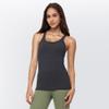sphinx cat Yoga Racerback Tank Top for Women with Built in Bra,Women's Padded Sports Bra Fitness Workout Running Shirts Blue-Graphite 4 view 4