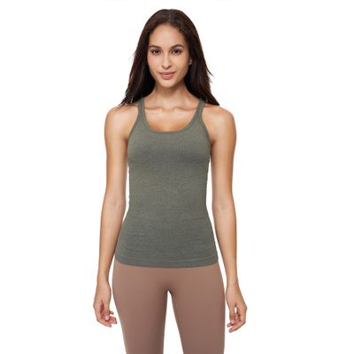sphinx cat Yoga Racerback Tank Top for Women with Built in Bra,Women's Padded Sports Bra Fitness Workout Running Shirts Mulled-Basil 4