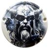 AMERICAN FREEDOM Custom Aluminum 5 Hole Twin Cam Derby Clutch Cover for Harley Davidson - Odin Hunnin Munnin (Glossy Finish, 1999-2015 Touring & Trike Models) view 1