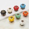 Southst Pumpkin Handles 40mm Drawer Knobs Cupboard Door Handles Single Hole Cabinet Handles with Screws Furniture Handles - (Color: Blue) view 2