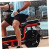 Beatifufu Electric Rear Backrest Ergonomic Safety Support Cushion for Cycling Design for Comfortable Riding Easy to Install and Clean view 2