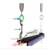 jiuxinyun 5pcs Yoga High Strength Pilates Reforme Equipment Accessories Tension Spring Pilate Core Bed Music Wire Springs view 3
