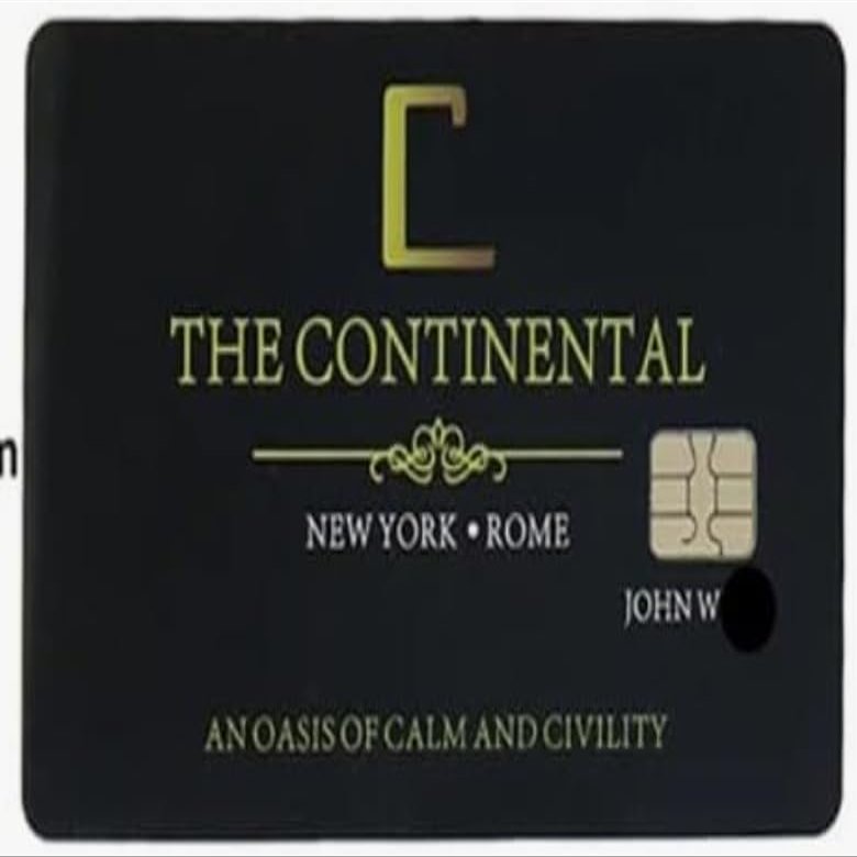John Wick Continental Hotel Key Card Replica - Premium Movie Prop Collectible with Gold Foil Design, Authentic High Table Access Token, Fan Gift for Action Movie Enthusiasts, Cosplay Accessory
