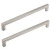 Southst Bar Cabinet Knob - Hardware Cabinet and Cupboard Door Drawer Handle Modern Cupboard Drawer Pull Handles Furniture Hardware - (Color: Brushed Nickel 192mm)