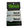 Thrash Swimfin Basic Fin Tethers - White/Black view 1