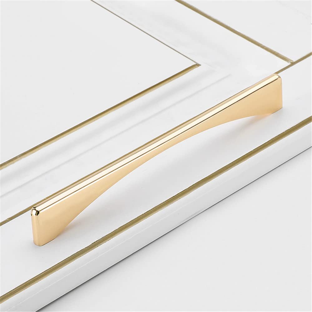 Southst European Style Cabinet Bow Handle Furniture Handle Kit Door Bar Handle Knobs Cabinet Pull Zinc Alloy Handles - (Color: Hole Distance 192mm)