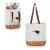 PICNIC TIME NFL New England Patriots Pico Willow and Canvas Insulated Lunch Basket, Natural Canvas, (Natural Canvas) view 1