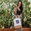 PICNIC TIME NFL New York Giants Pico Willow and Canvas Insulated Lunch Basket, Natural Canvas, (Natural Canvas) view 2