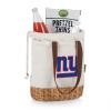 PICNIC TIME NFL New York Giants Pico Willow and Canvas Insulated Lunch Basket, Natural Canvas, (Natural Canvas) view 3