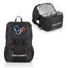 PICNIC TIME NFL Houston Texans Tarana Backpack Cooler Made with Recycled Material, Soft Cooler Backpack, Upcycled Cooler Bag, (Carbon Black) view 1