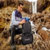 PICNIC TIME NFL Houston Texans Tarana Backpack Cooler Made with Recycled Material, Soft Cooler Backpack, Upcycled Cooler Bag, (Carbon Black) view 2