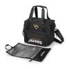 PICNIC TIME NFL Jacksonville Jaguars Tarana Lunch Bag Cooler with Utensils Made from Recycled Material, Lunch Box with Picnic Set, Upcycled Lunch Cooler Bag, (Carbon Black) view 1